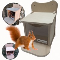 Годівниця для білок "Горіхобанк" Годівниця для білок "Горіхобанк"