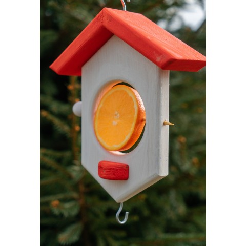 Годівничка для птахів " Екзотик" біла