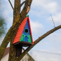 Будинок для птахів " Андромеда " Колір: Кавун (червоний)