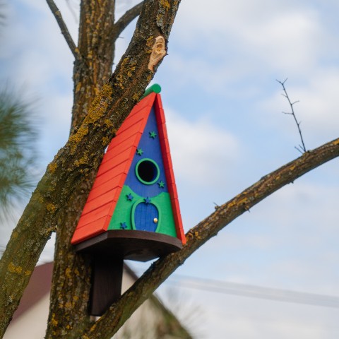 Будинок для птахів " Андромеда " Колір: Кавун (червоний)