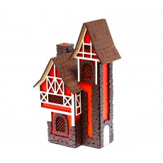 Конструктор-нічник "Баварський будинок" червоний