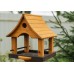 Годівниця для пташок і білок “Сакура коричнева” на ніжці
