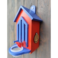 Будиночок для метеликів з поїлкою "Оазис" Червоний